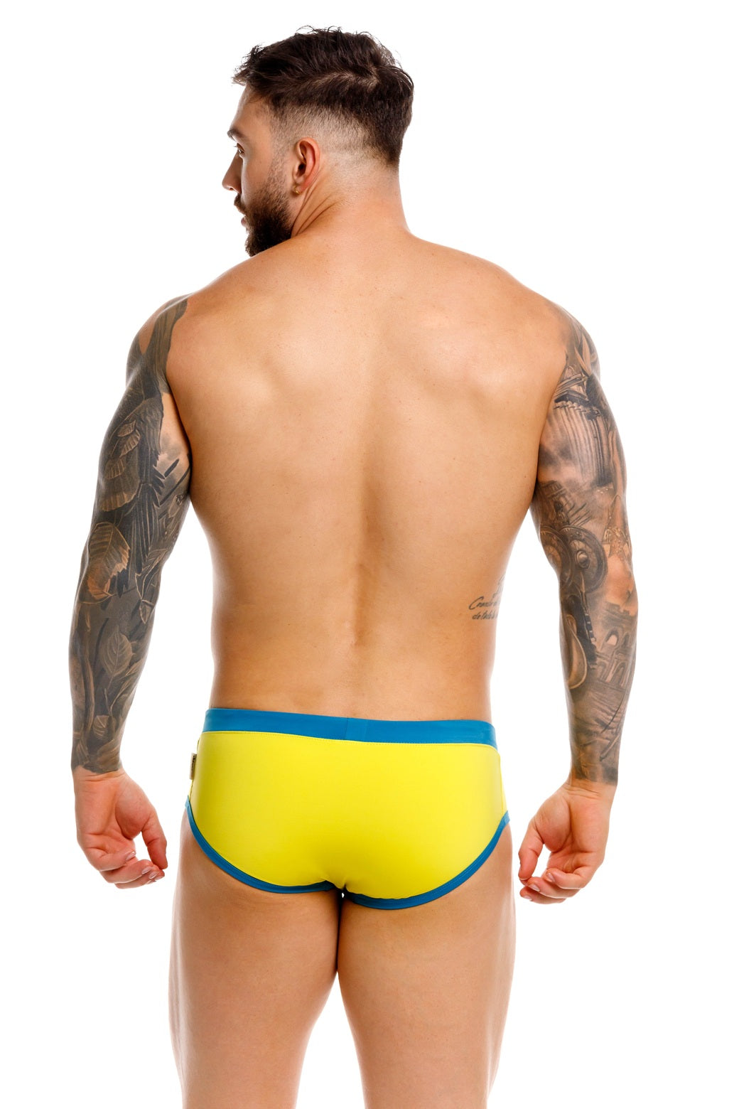 JOR brief caballero amarillo con verde