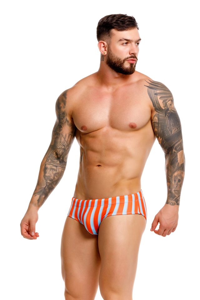 JOR Brieff Caballero Rayas Coral  y azul