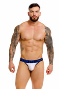 JOR Suspensorio Caballero Blanco con Azul